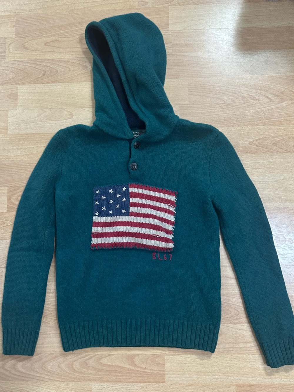 Polo by Ralph Lauren Sweater with Flag Patch